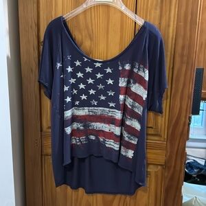 American flag shirt